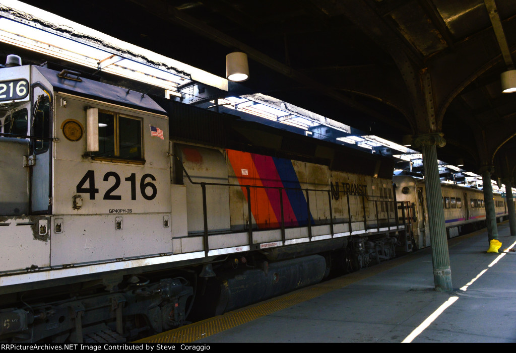 NJT 4216 Partial Cab and Long Hood View